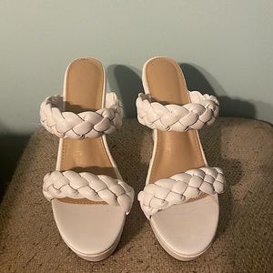 Forever 22 white heels